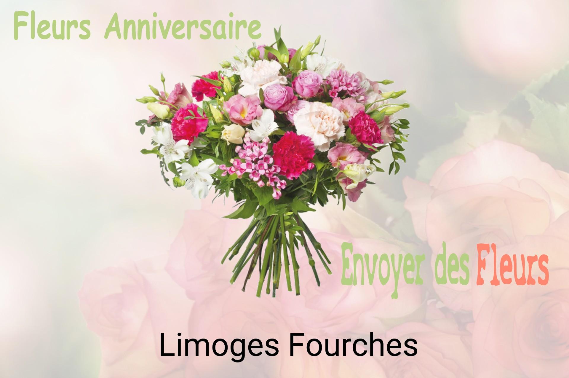 Bouquet de fleurs d’anniversaire livré à Limoges-Fourches